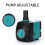 Submersible Water Pump for Aquarium 4 pcs Adjustable Quiet 4