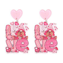Boucles d'oreilles Ă fleurs artificielles pour la Saint-Valentin (femmes)