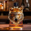 Wolf Head Whisky Karaffel Borosilikatglas 1 stk. 8