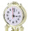 Table Clock Antique European Retro Style Silent Battery 2