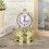 Table Clock Antique European Retro Style Silent Battery 4