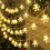 LED-Lichterkette mit Schneeflockenmotiv, USB-betrieben, 10 m 1