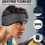 Sleep Headphones Headband Eye Mask Bluetooth Grey 3