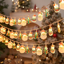 LED-Weihnachtsbaum-Lichterkette, 1,5 m – 3 m, batteriebetrieben