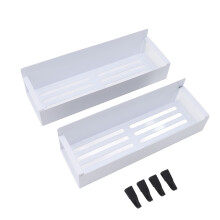 Étagère magnétique à épices blanche pour réfrigérateur (lot de 2)
