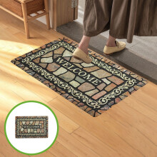 Tapis de porte en polyester antidérapant et absorbant, de 40 x 60 cm à 80 x 120 cm