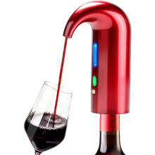 Aeratore per Vino, Versatore Elettrico, Decanter per Vino Portatile One-Touch, Distributore Automatico di Vino con Filtro Multi-Intelligente per Casa