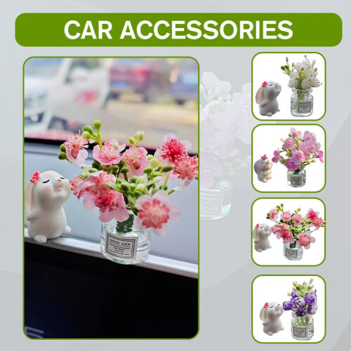 Mini auto vaasje, decoratief interieurornament (1 stuk) 1