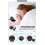 INF Alarm Clock with Bed Shaker Black 7