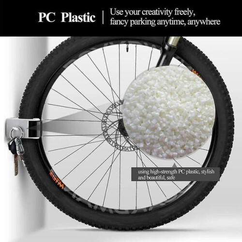 Wall Mounted Hybrid Bike Rack White Large 2