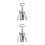 Weinflaschenöffner Silberner Flügelkorkenzieher 2 Stück 3