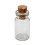 Glass Vials Clear Cork 1ml 10 pcs 4