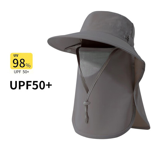 Damen-Sonnenhut aus Stroh mit breiter Krempe und UV-Schutz