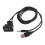 Câble d'extension USB + 3,5 mm pour transfert de données à haut débit 1