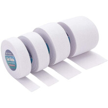 Bande élastique plate blanche, très extensible, 4 tailles