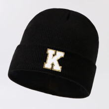 Bonnet d'hiver noir pour femmes et adolescentes
