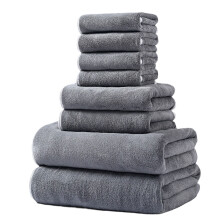 Ensemble de serviettes de bain Elainilye douces et absorbantes, 8 pièces