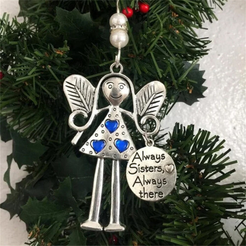 Décoration de Noël en fer forgé, cadeau d'amitié BFF, 1 pièce