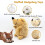 Squeaky Dog Chew Toy Hedgehog Durable 2-Pack 3