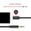 Kabel Lightning na 3,5mm AUX audio do auta pro iPhone, černý 2