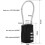 Suitcase Padlock Combination Lock 2-Pack 2