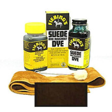 Suede Dye Leathercraft Dark Brown 4 oz
