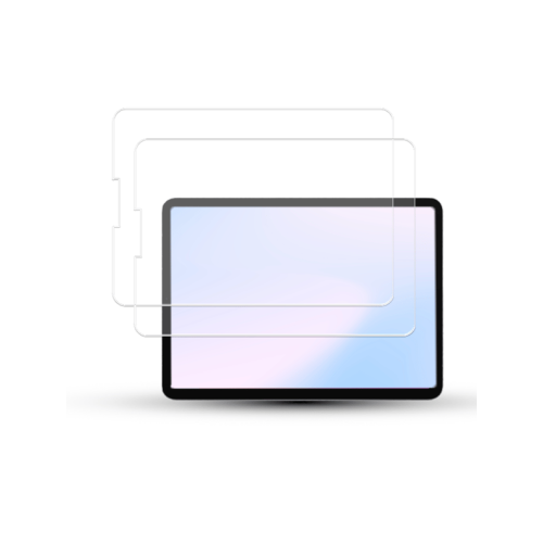 Pacote com 2 unidades de protetor de tela compatível com iPad Air de 10,9 polegadas - Vidro temperado 9H - Qualidade superior 3D 2