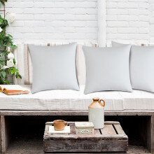 Housses de coussin d'extérieur imperméables 40 x 60 cm, style moderne uni