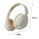 Ακουστικά Bluetooth Over-Ear 5.3, Στερεοφωνικά HiFi, Χρόνος αναπαραγωγής 10 ωρών 4