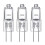 10-pack G4 halogenlampor 20W 12V - Varmvit 2