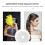 Witte kanten scrunchie, elastische haarelastiek van stof, 1 stuk 7