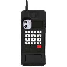 iPhone13Pro Max3D silikonskal – retro mjuk stötfångare,
