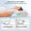 Viscoelastic Ergonomic Neck Pillow 1 Piece Light Gray 5