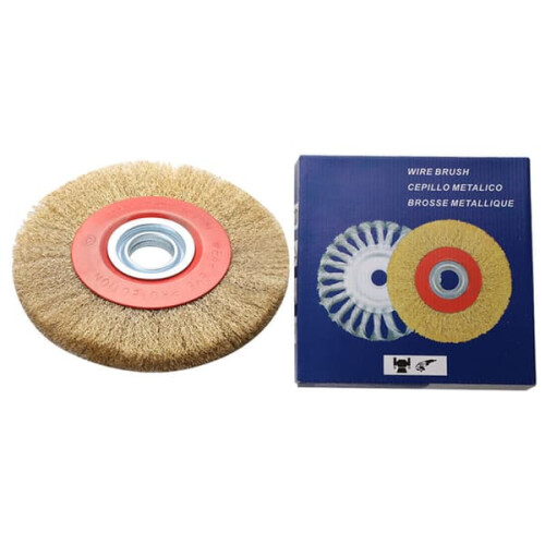 Steel Brush for Bench Grinder 200mm Diameter 1