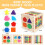 Wooden Shape Sorting Cube Montessori Toy 8 pcs 4