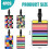 Silicone Luggage Tags with Name ID Card, 4 pcs 2