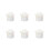 Candele tealight a LED Japceit con petali di rosa (6 pezzi) 1