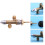 Propane LPG fire pit control valve with thermocouple and 6