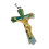 Colar vintage com pingente de cruz de Jesus 5