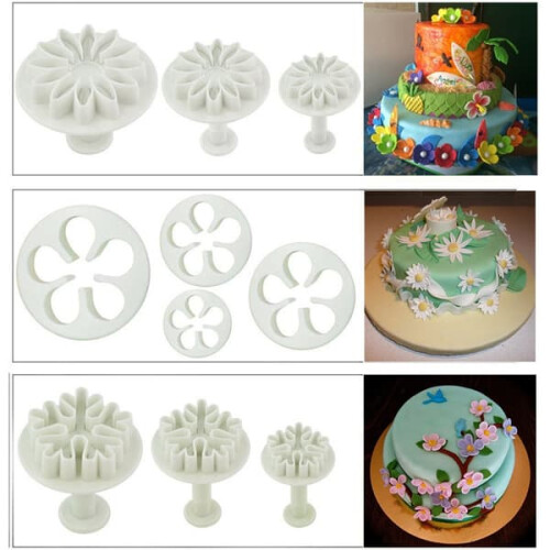 Cake Baking Tools White 68 Pieces 2