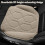 Car Seat Cushion Perforated Leather with Mesh Support 4