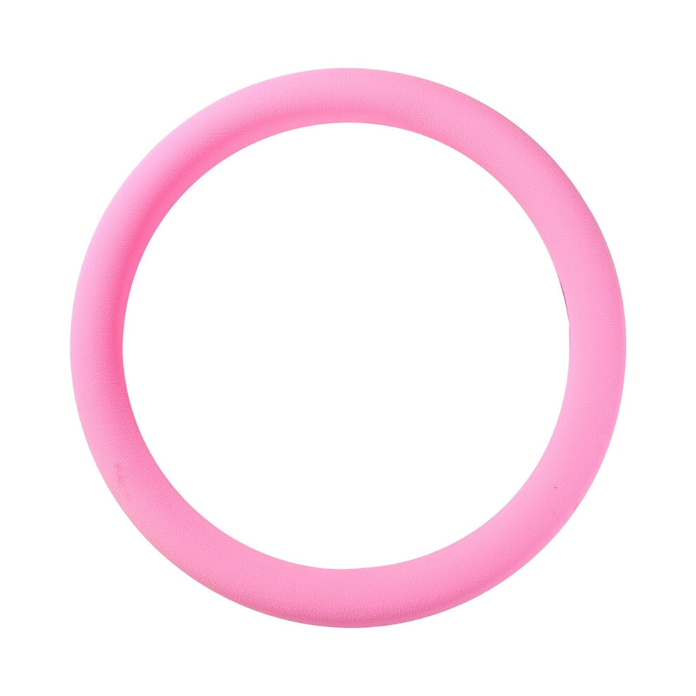 Silicone Steering Wheel Cover 15 Inch Pink 9178400582578