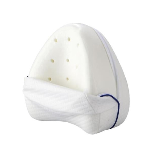 Orthopedic knee pillow memory foam white 2