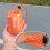 PE insulated sleeping bag orange 1 or 2 pcs 4