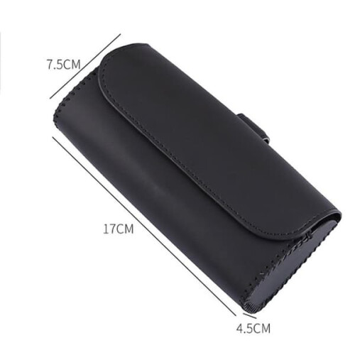 Car Sunglasses Holder Case Beige 1