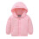 Kinderdonsjack met capuchon, effen winterjas voor jongens. 3