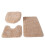 Ensemble de tapis de bain doux, antidérapant et absorbant, 3 pièces 1