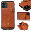 iPhone 12 case with card holder grey 2