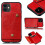 iPhone 12 case with card holder grey 5