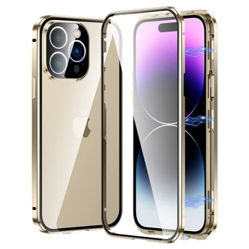 iPhone 16 Pro magnetic double-sided case silver 1